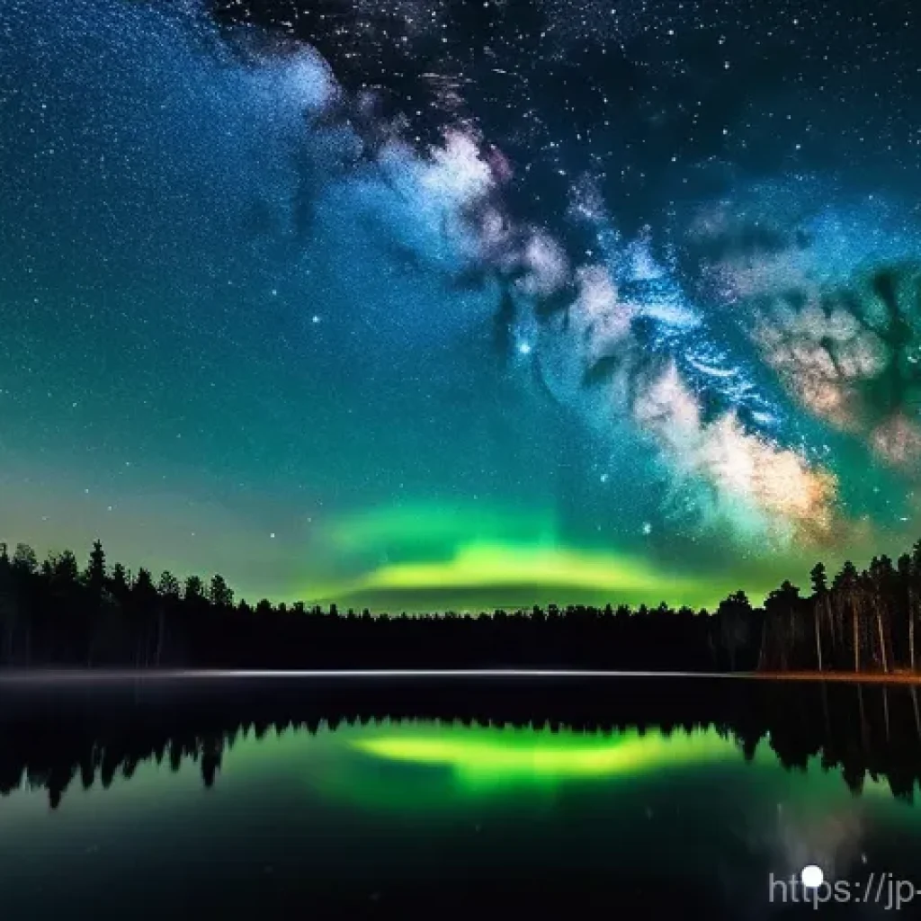 에스토니아에서 UFO 목격담과 미스터리한 사건 - **Prompt 1: Mystical Estonian Night Sky Encounter**
    "A breathtaking wide shot of a pristine, anc...