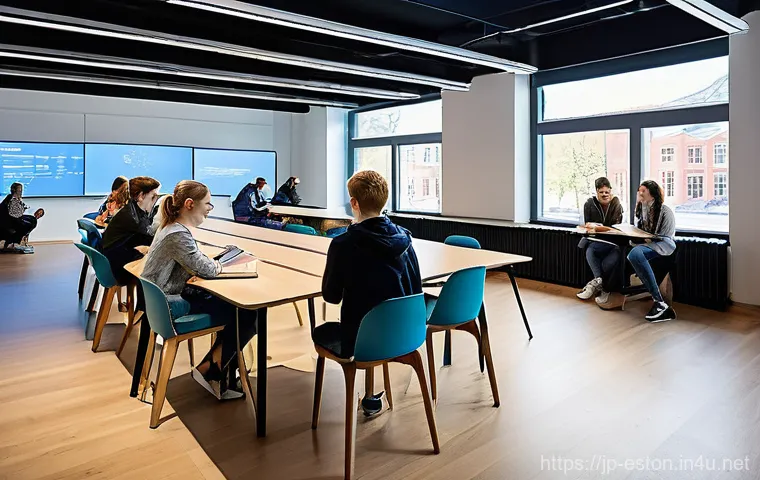 에스토니아 유학생 생활 및 비용 - Prompt 1: Dynamic Campus Life in Digital Estonia**