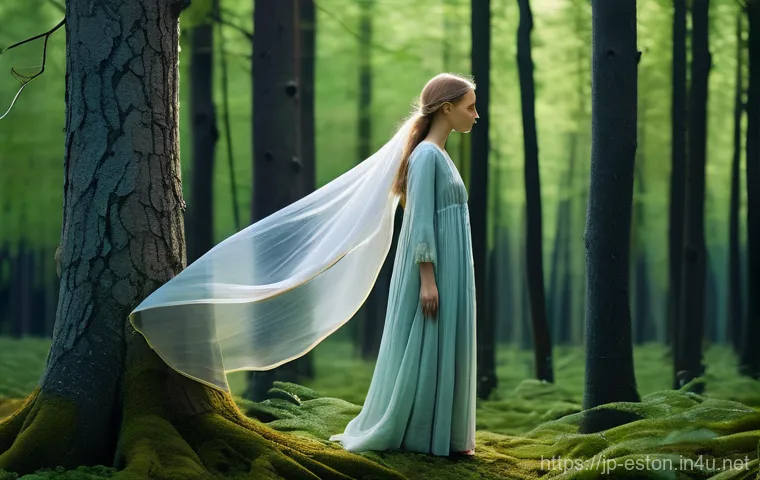 에스토니아의 유명 작가 및 문학 - **Prompt 1: The Spirit of Kalevipoeg in Ancient Woods**
    "A powerful, weathered man, embodying th...